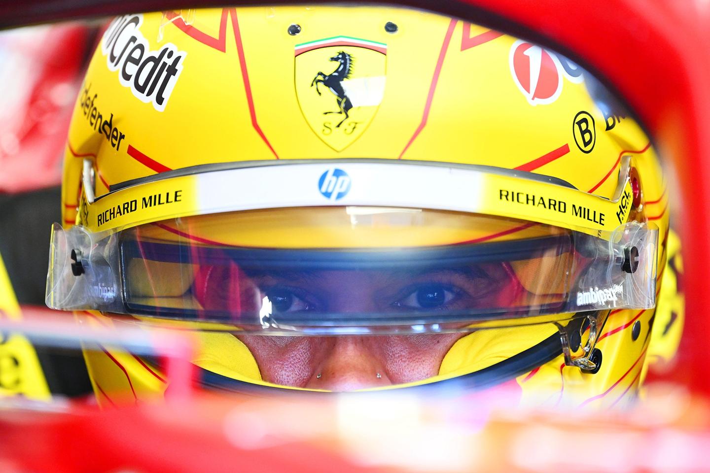 Ferrari Formula 1 driver Lewis Hamilton.