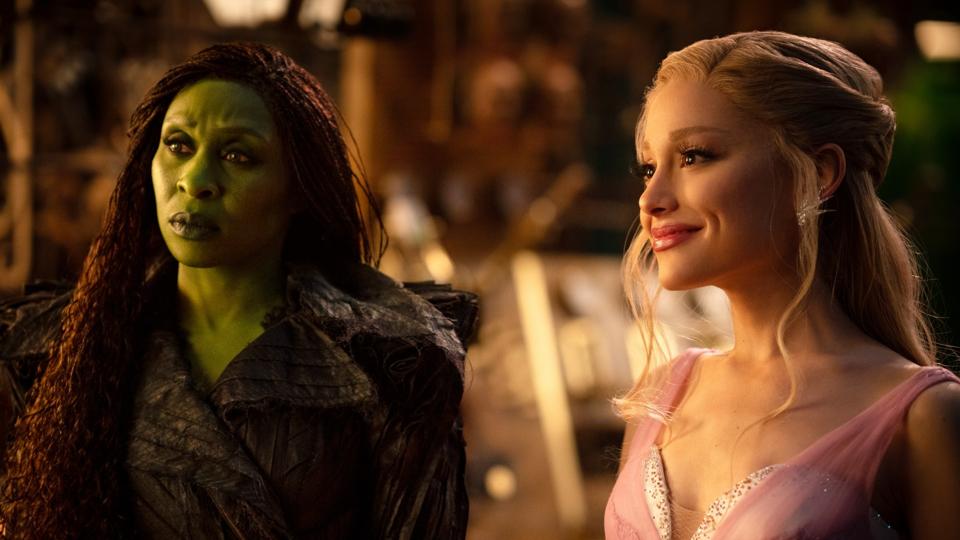 Cynthia Erivo and Ariana Grande in "Wicked: For Good."