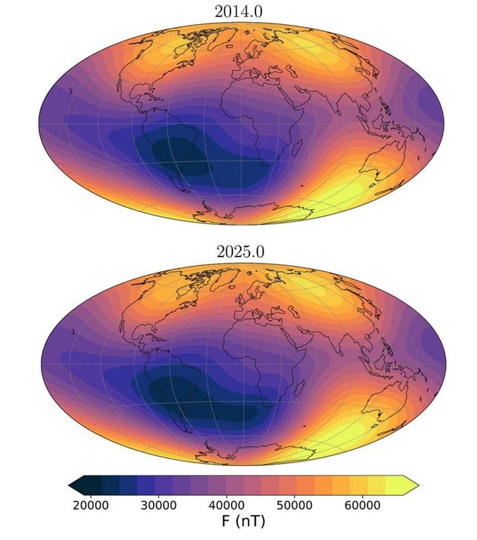 Perubahan Medan Magnet Bumi di Anomali Atlantik Selatan dan Dampaknya