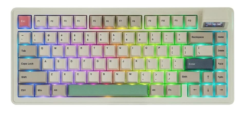 Epomaker RT82: Keyboard Mekanik Retro dengan Layar Mini Inovatif dan Konektivitas Lengkap