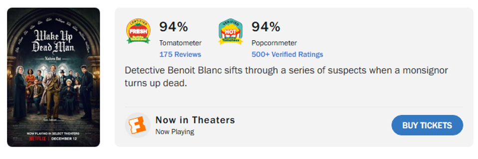 Kesuksesan Luar Biasa 'Wake Up Dead Man', Film Ketiga Seri Knives Out