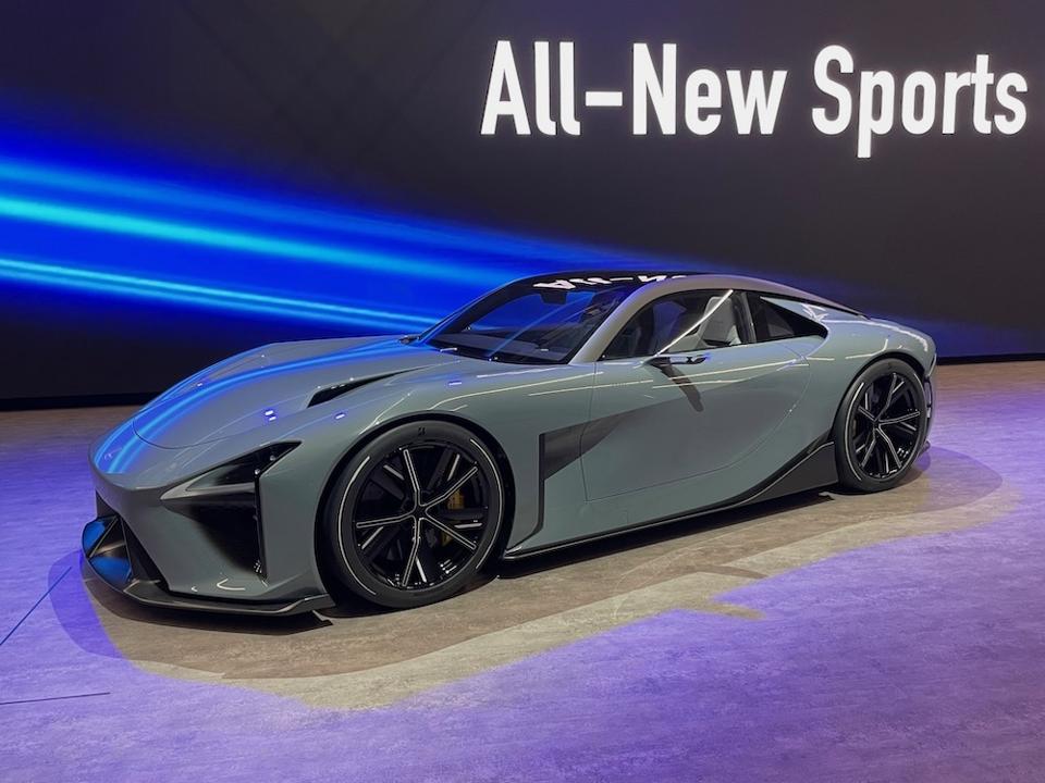 Toyota's First-Ever EV Sports Car Looks The Bees Knees