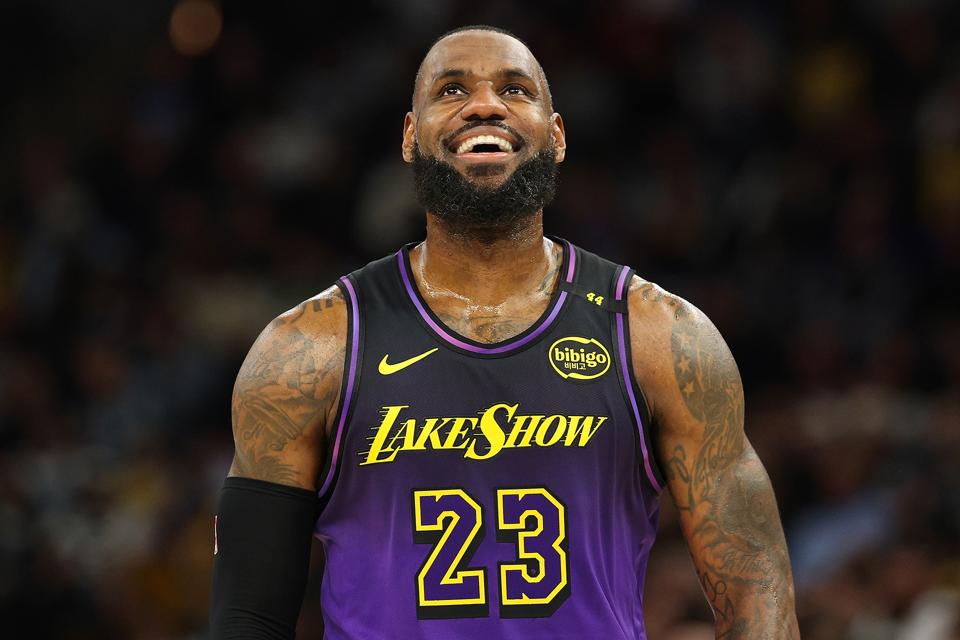 Los Angeles Lakers forward LeBron James.