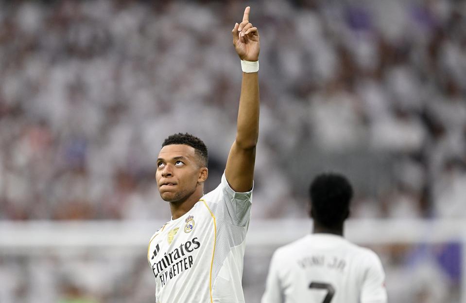 Real Madrid forward Kylian Mbappé.