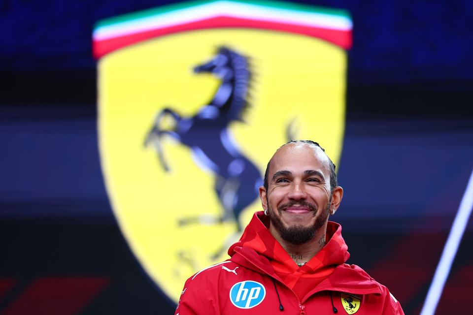 Ferrari Formula 1 driver Lewis Hamilton.