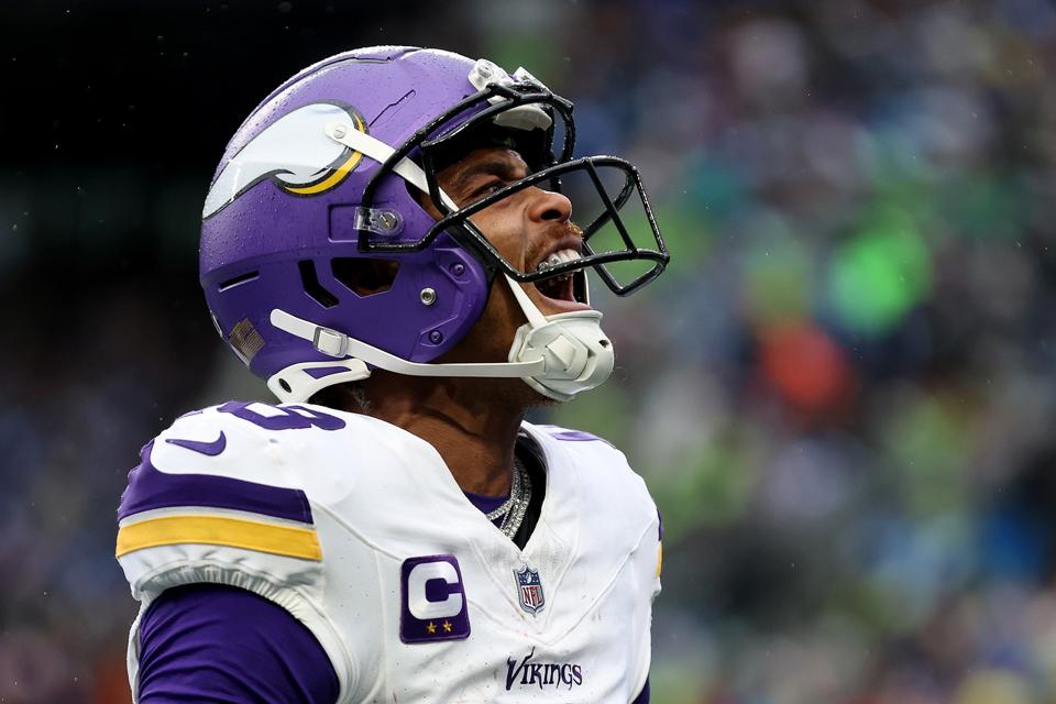 Minnesota Vikings receiver Justin Jefferson.