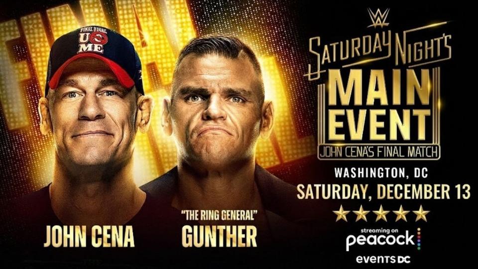 WWE Saturday Night's Main Event: What Time Is John Cena's Last Match?
