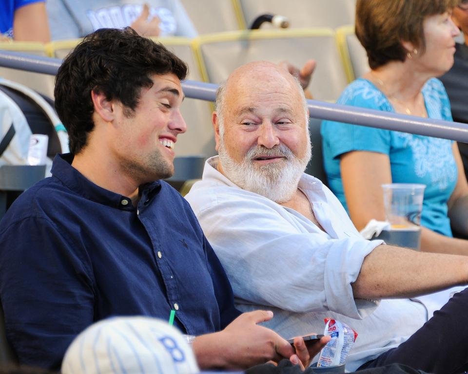 Celebrities At The Los Angeles Dodgers Game