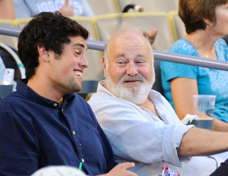 Celebrities At The Los Angeles Dodgers Game