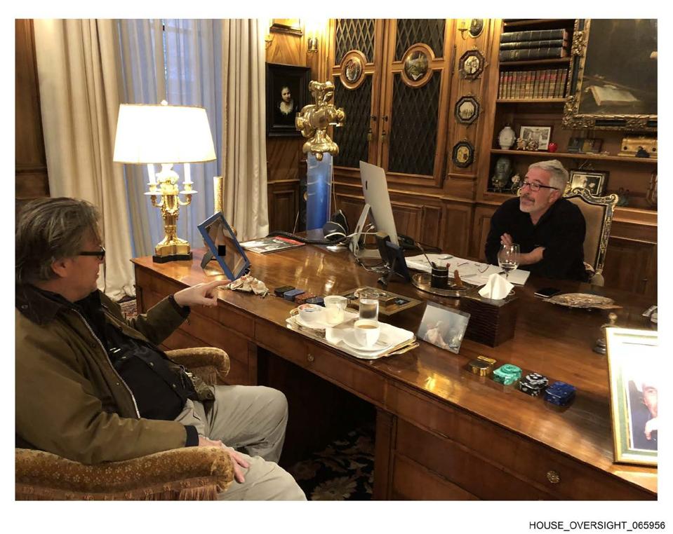 Epstein and Steve Bannon