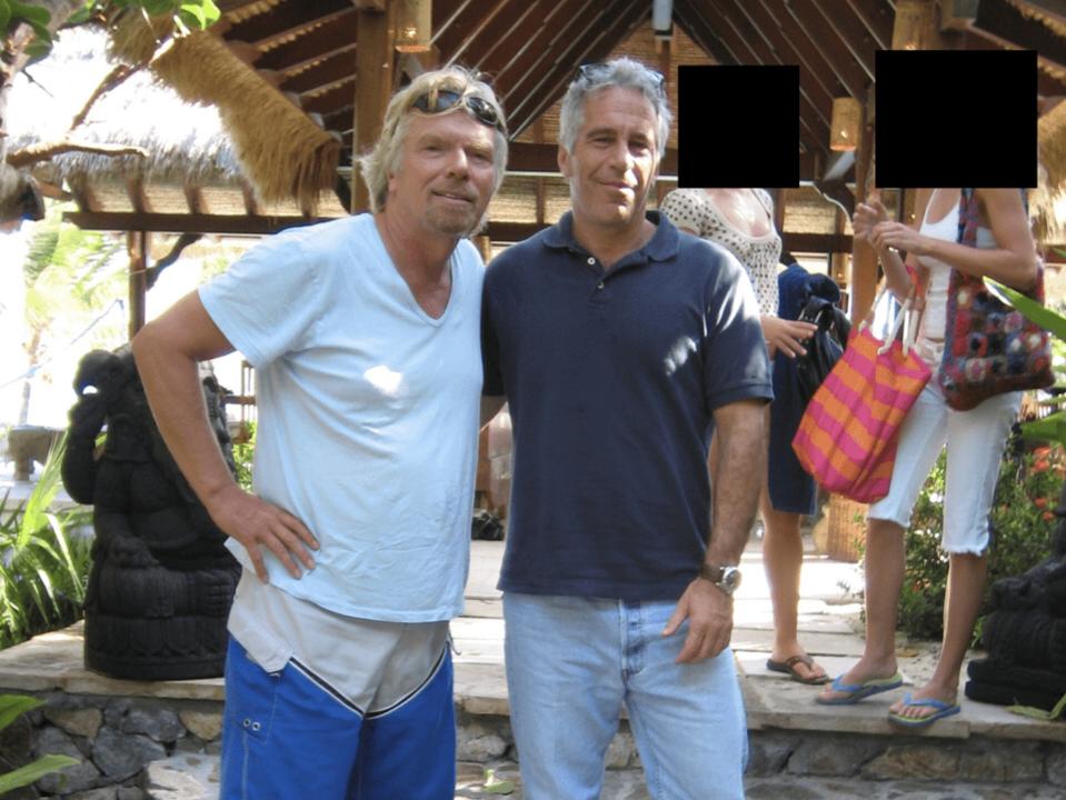 Jeffrey Epstein Richard Branson