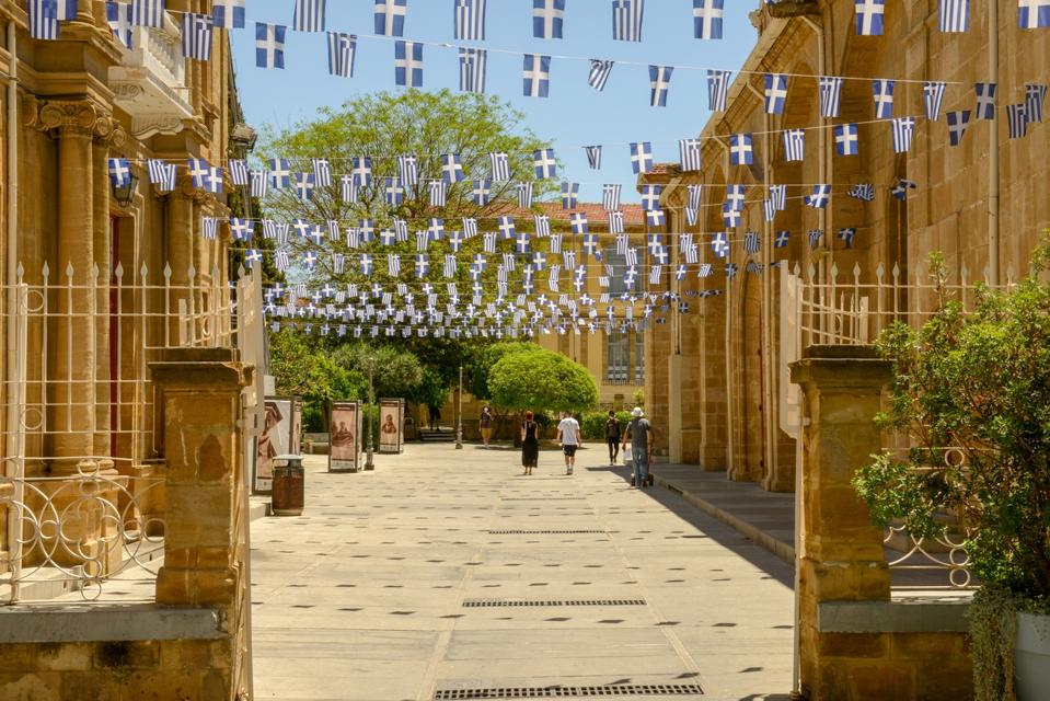 The old city center of Nicosia 
