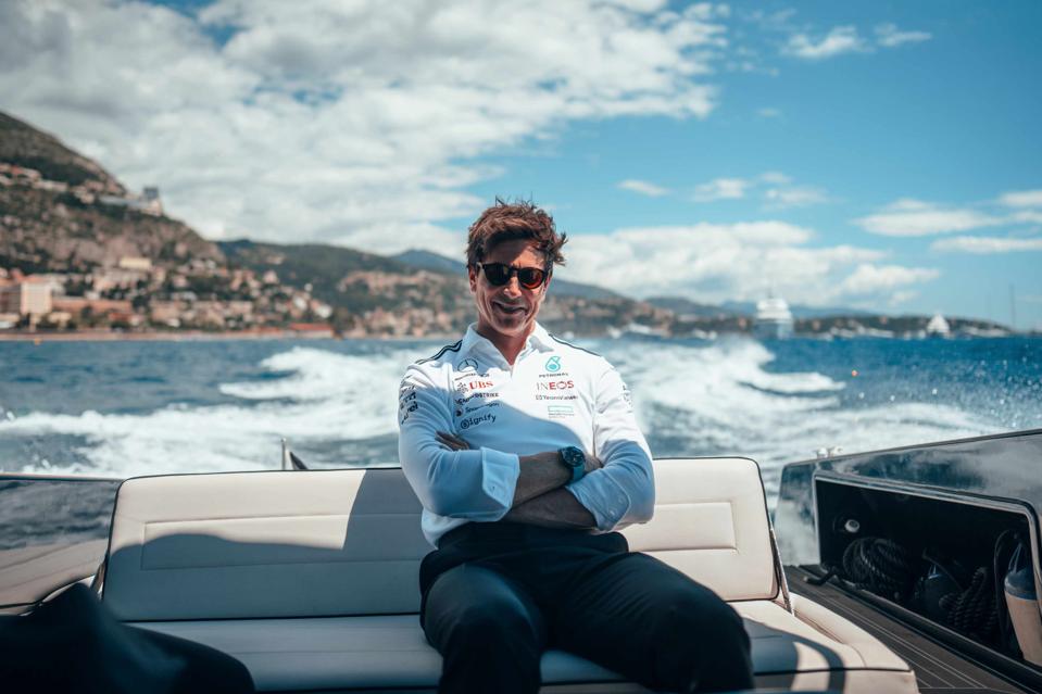 Mercedes-AMG Boss Toto Wolff in his hometown of Monaco in 2025.