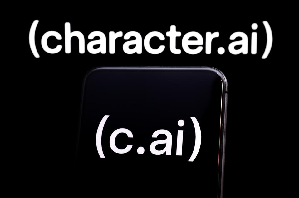 Photo Illustration Of The Character AI Chatbot
