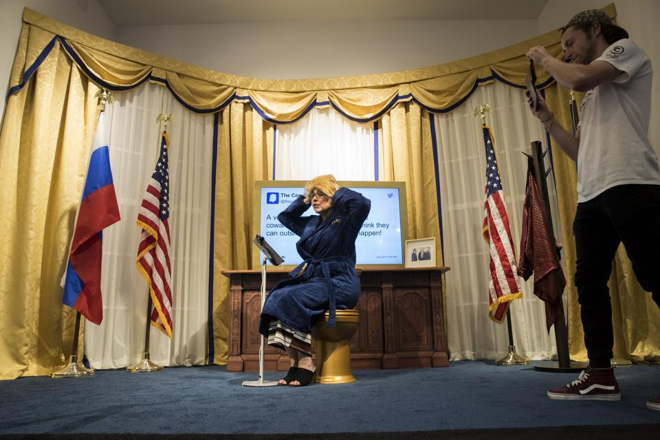 Donald J. Trump Presidential Twitter Library A Smash For 'The Daily Show'