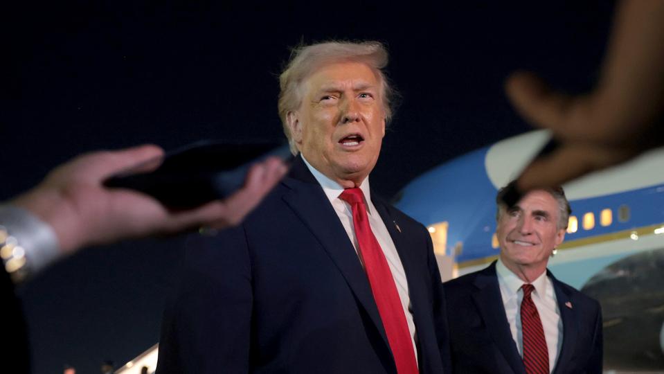 President Trump Attends College Football National Championship Game In Miami