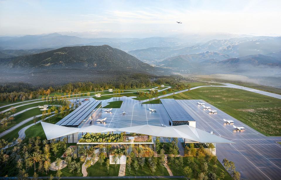 Infracorp Airport Rendering