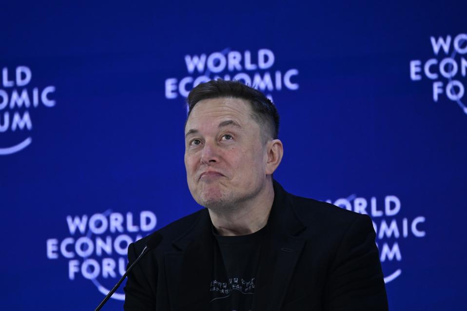 Elon Musk addresses World Economic Forum