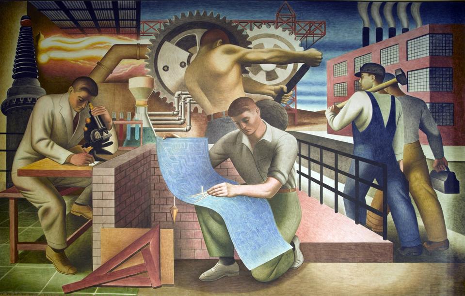 New Deal Art Murals Face Possible Erasure.