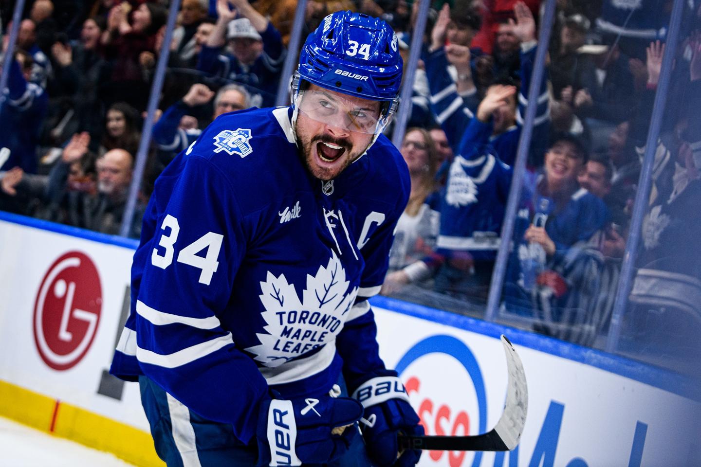 Toronto Maple Leafs center Auston Matthews.