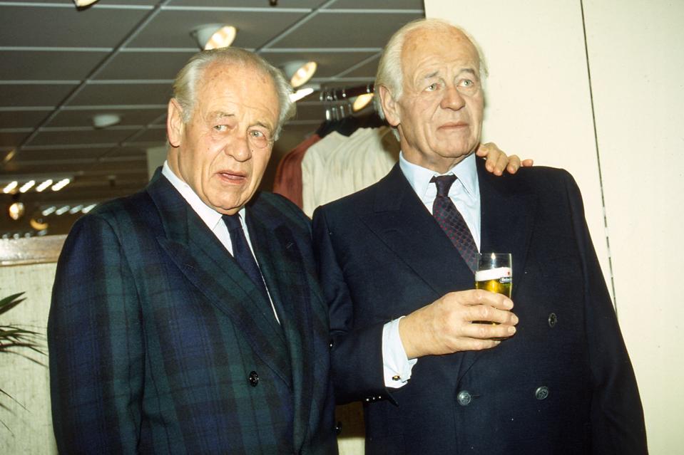 Dutch entrepreneur Freddy Heineken, at the unveiling of the wax figure of the famous beer brewer...