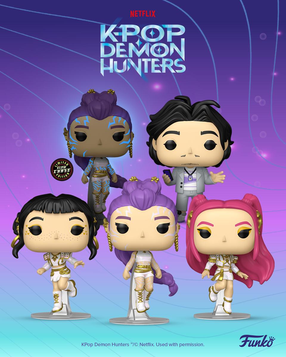 【新品】KPOP Demon Hunters Funko Pop! 4体セット KPop Demon Hunters': Funko Announces 2nd Wave Of POP! Figures