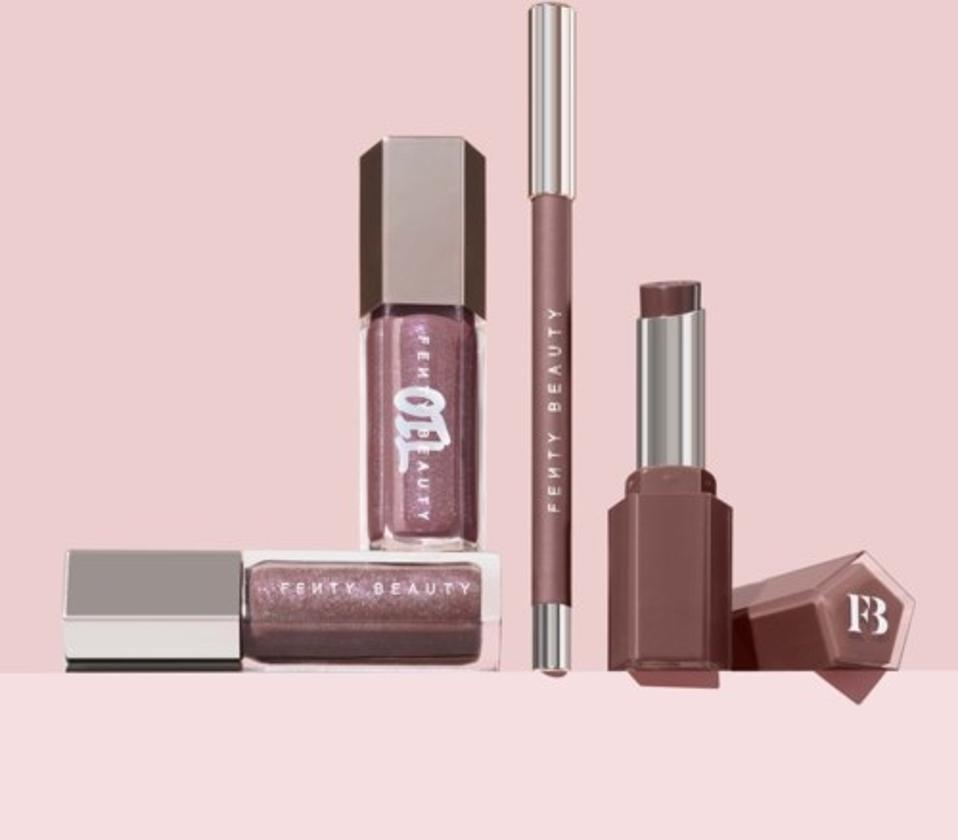 Rihanna Reveals Her Viral Rose Amber Lip Combo