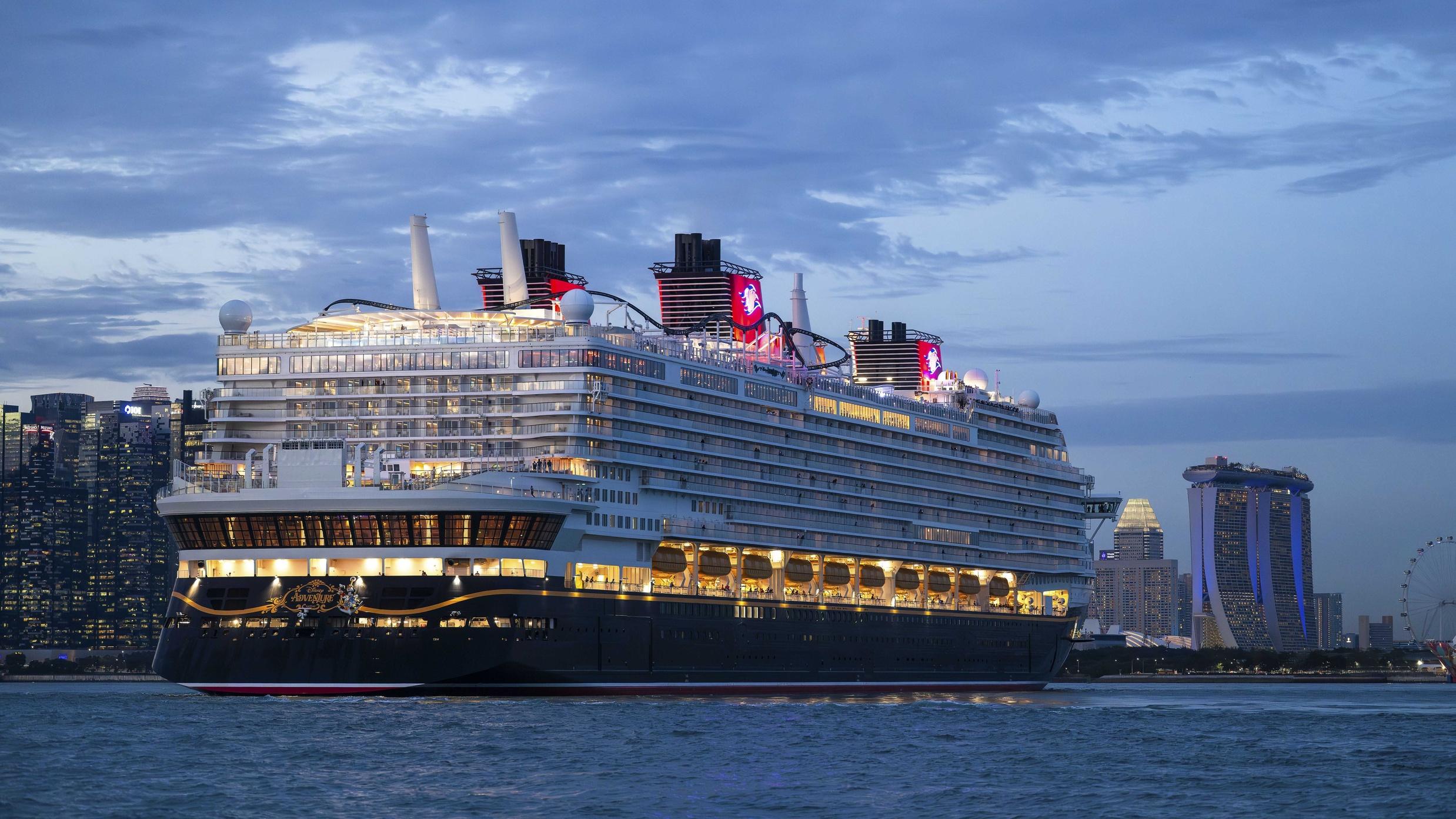 Disney Adventure cruise ship for a Singapore sailing