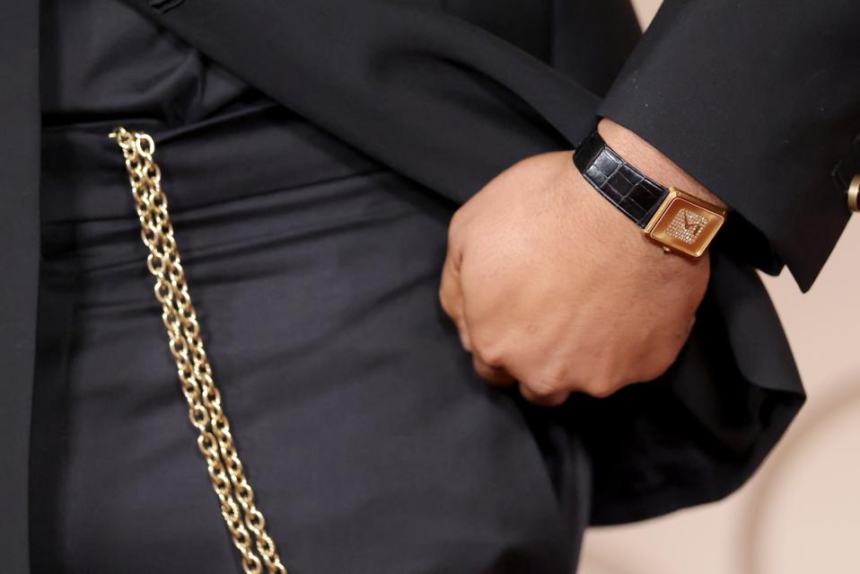 Michael B. Jordan's vintage Piaget Ref. 9297 that he wore at the 98th Academy Awards
