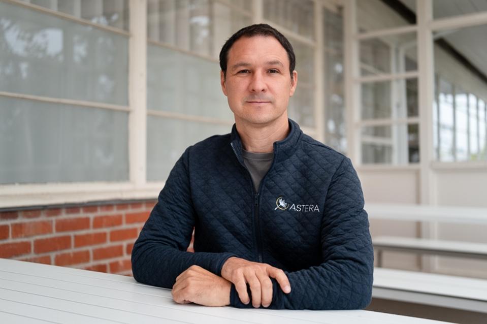 Jed McCaleb, founder of Astera Institute, poses for a photo.