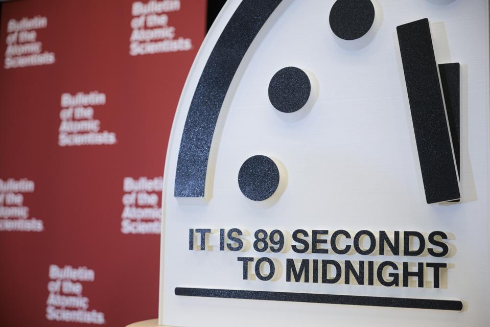 85 Seconds To Midnight, Closest Ever - So Says The Doomsday Clock