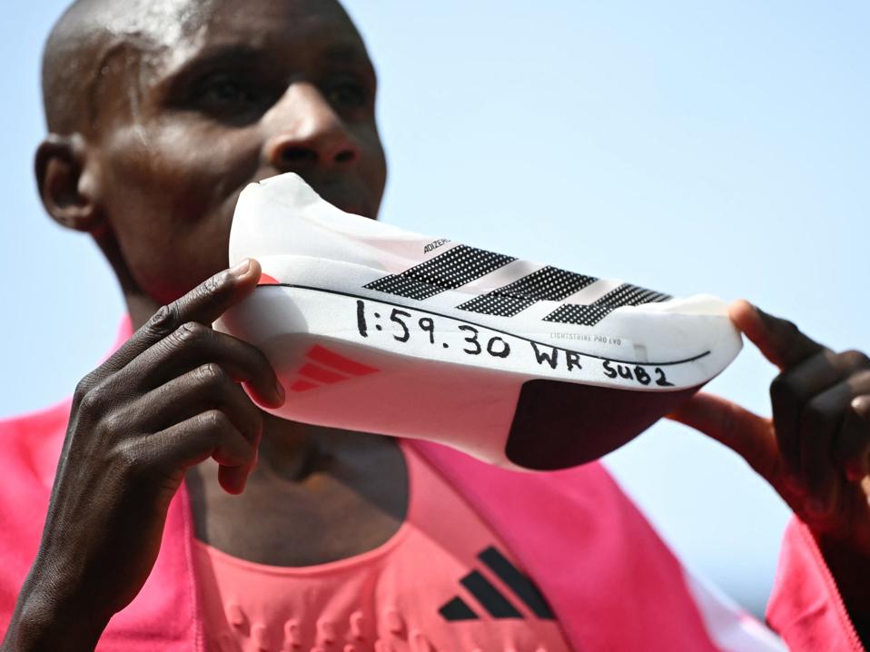 See The $500 Adidas Shoe That Finally Broke The 2-Hour Marathon Mark - Forbes Vetted See The $500 Adidas Shoe That Finally Broke The 2-Hour Marathon Mark - Forbes Vetted