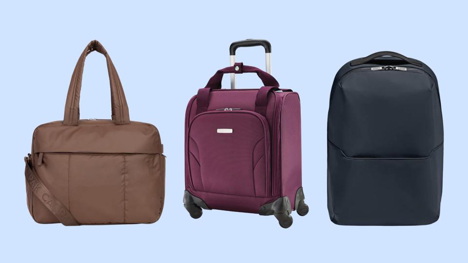 best travel duffel bag personal item WANDF 25L Tote Bag for Spirit Airlines Whats more Foldable Travel Duffel Tote Bag