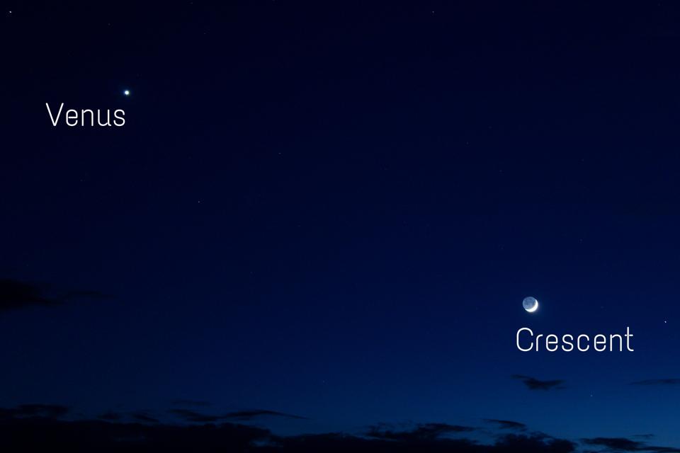 Fenomena Supermoon dan Konjungsi Venus-Jupiter Menyambut Malam Minggu Langit Gelap