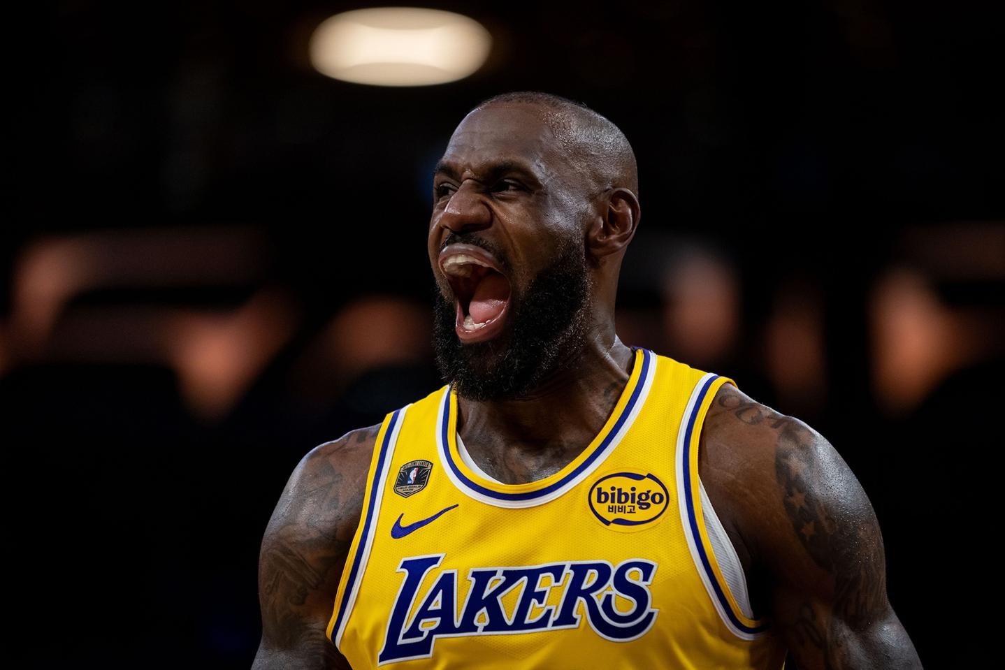 Los Angeles Lakers forward LeBron James.