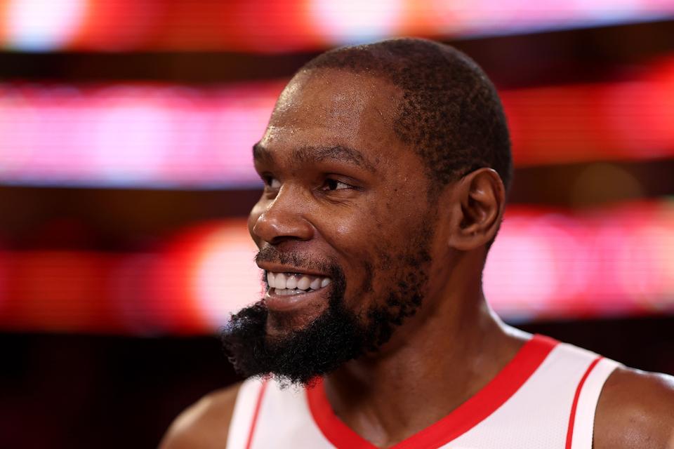 Houston Rockets forward Kevin Durant.