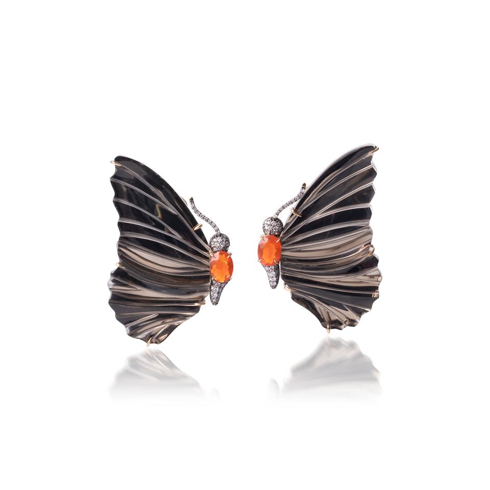 Silvia Furmanovich butterfly earrings
