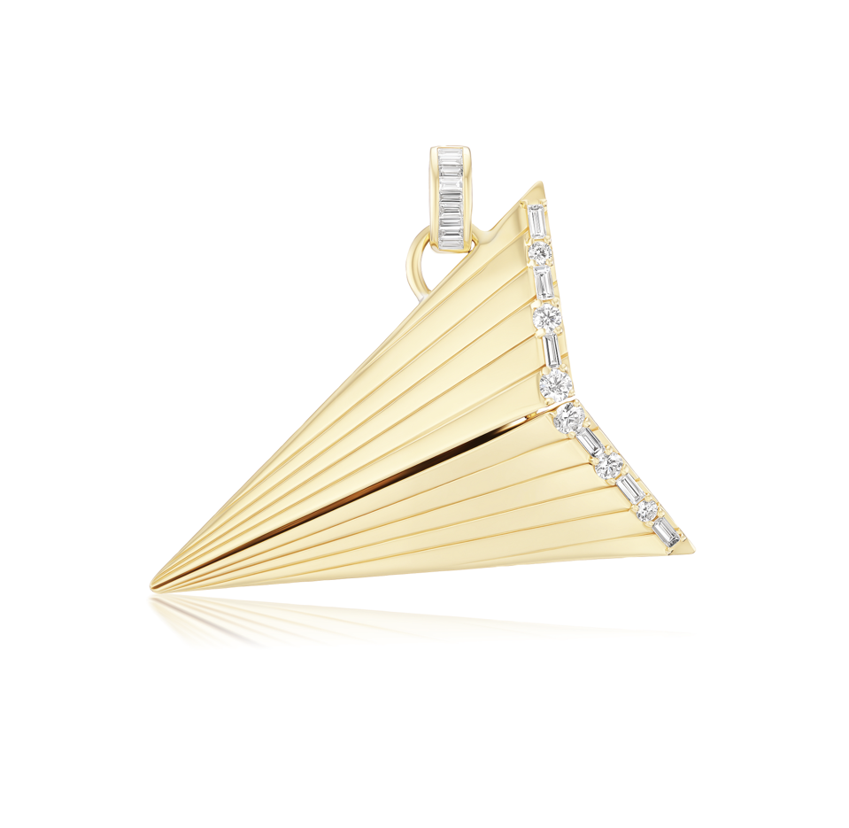 Sorellina PostScript Paper Airplane Charm