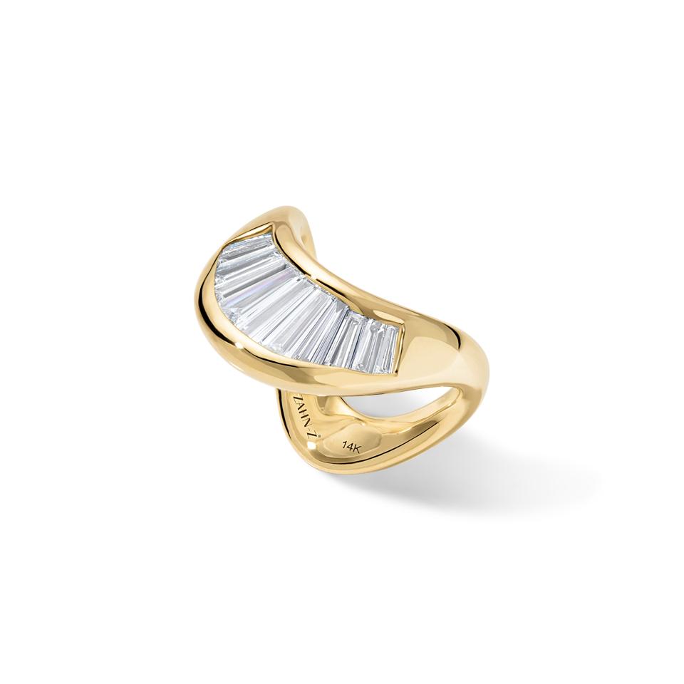 Zahn-Z gold and diamond ring