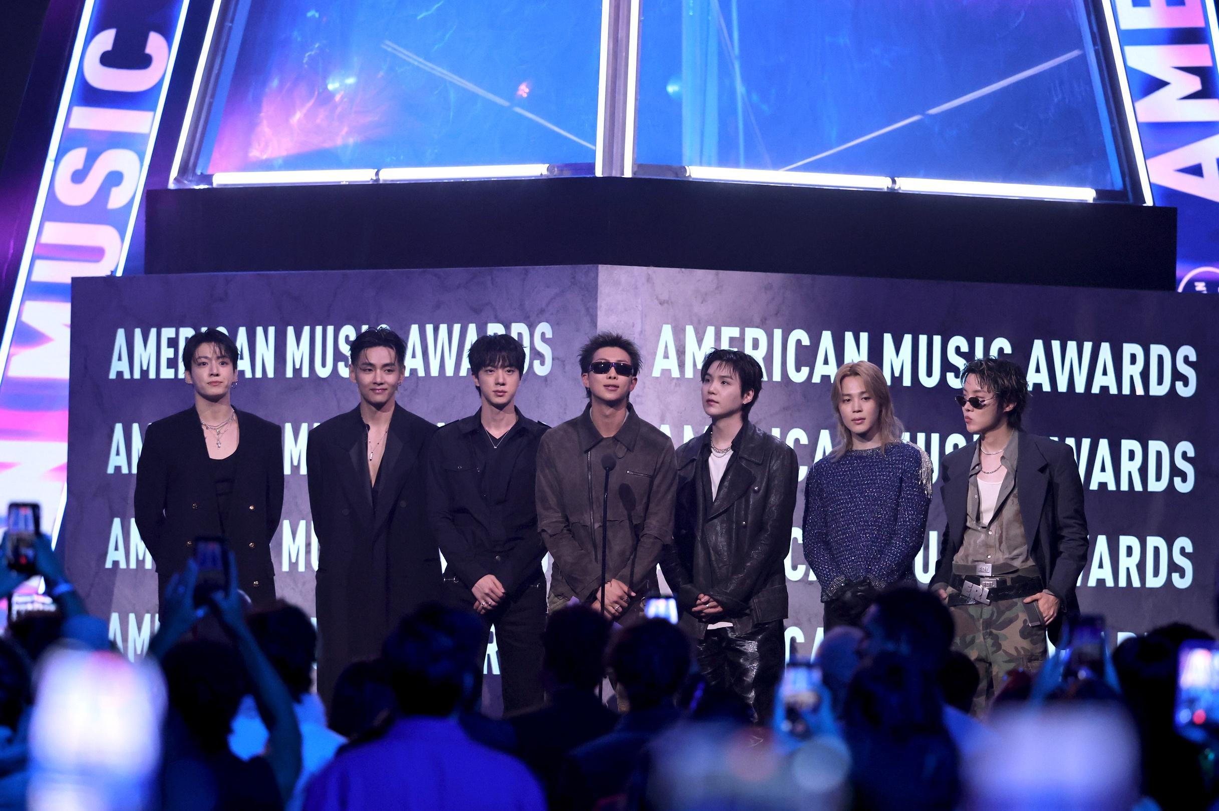 BTS Wins 2026 American Music Award's Artist Of The Year