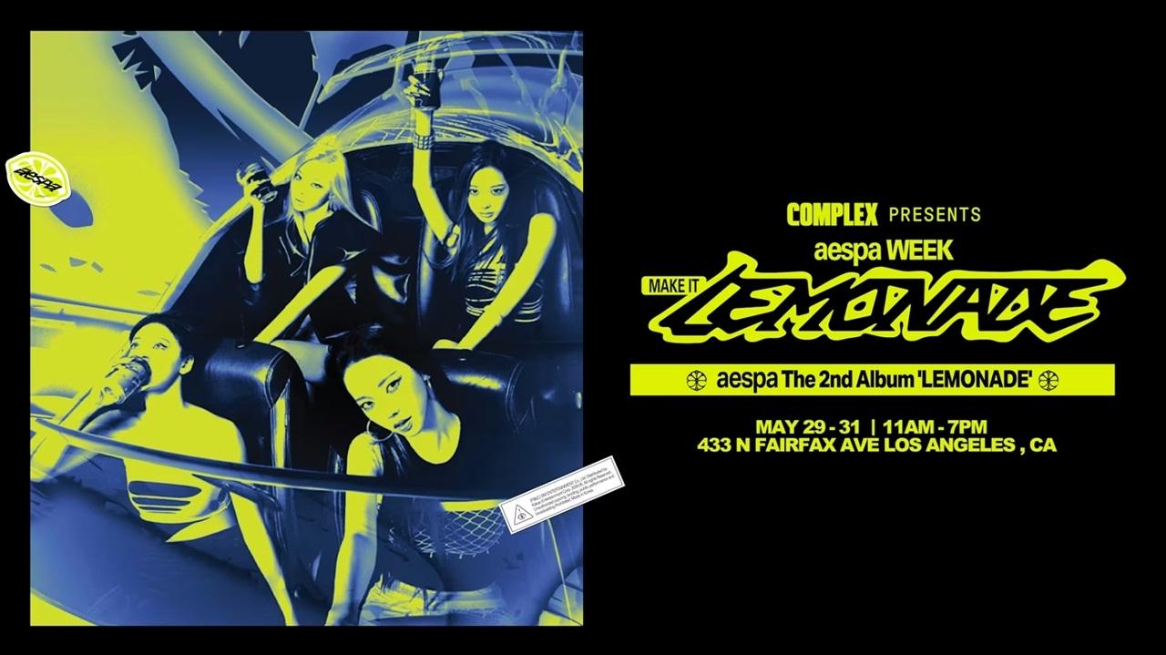 Complex LA Celebrates aespa's 'LEMONADE' With Pop-Up