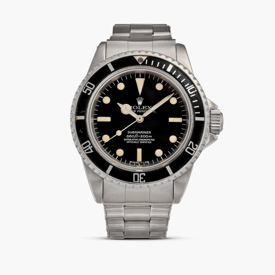 Rolex Reference 5512 Submariner, owned by Steve McQueen and gifted to Jimmy Brucker