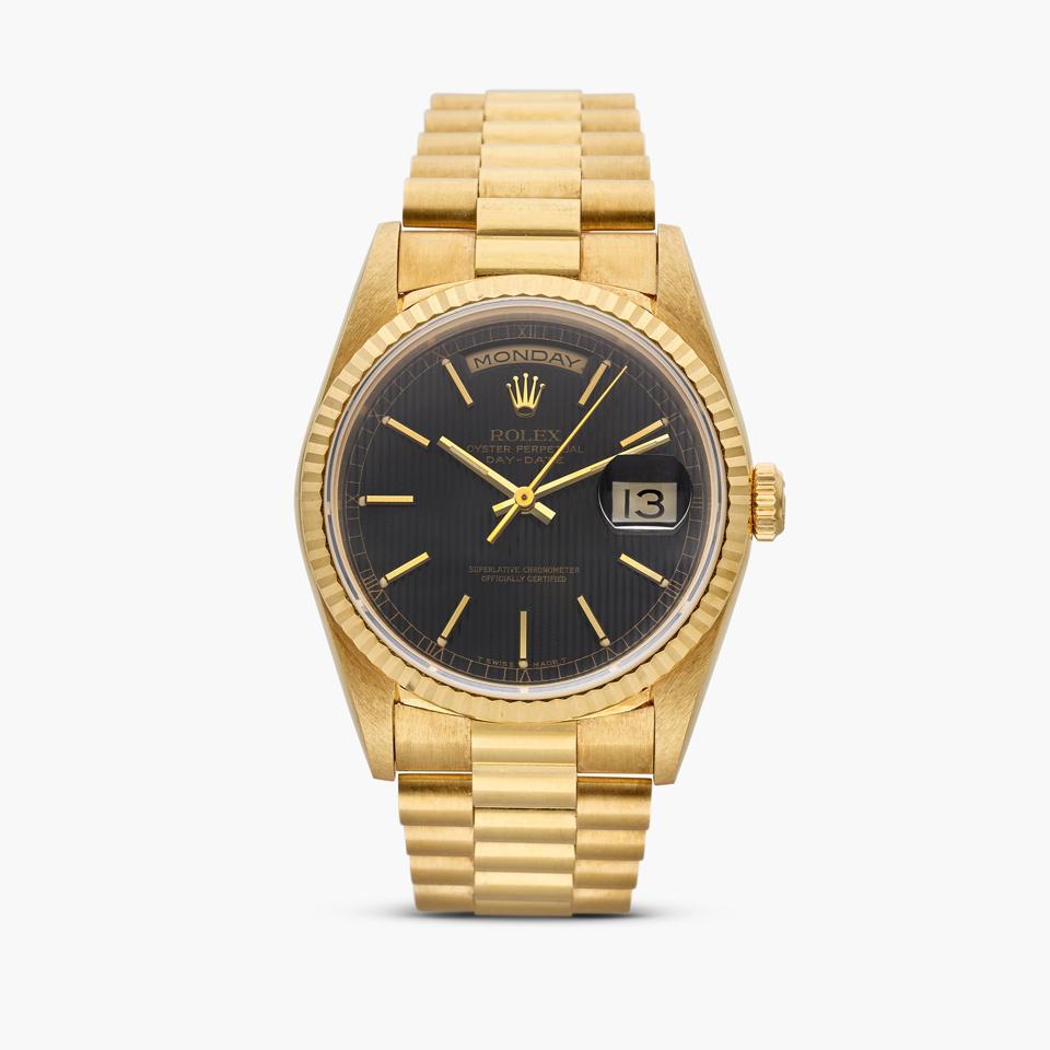 Rolex Reference 18238 Day-Date, yellow gold watch presented to Jack Nicklaus