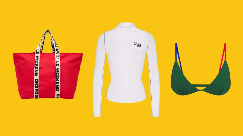 Graphic Clare V. And Left On Friday Just Launched One Of The Chicest Swimwear Collabs We’ve Seen
