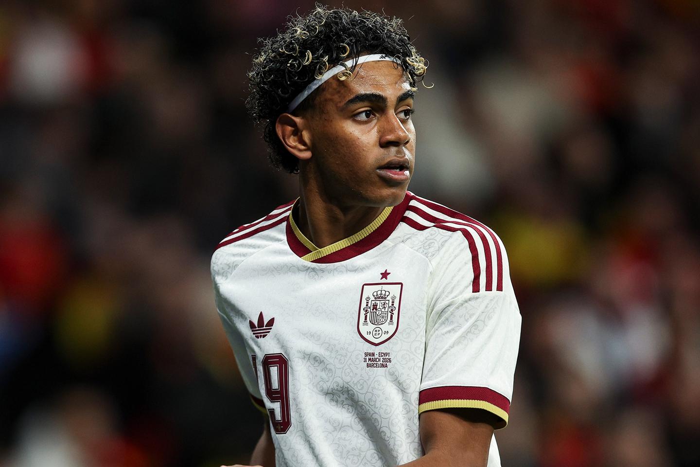 Spain winger Lamine Yamal.