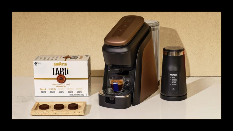 Graphic Lavazza Launches Coffee Machine With Plastic-Free Coffee Tabs In The U.S.