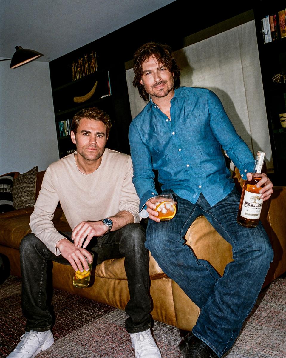 Ian Somerhalder And Paul Wesley On Brother’s Bond’s Global Bourbon Bet