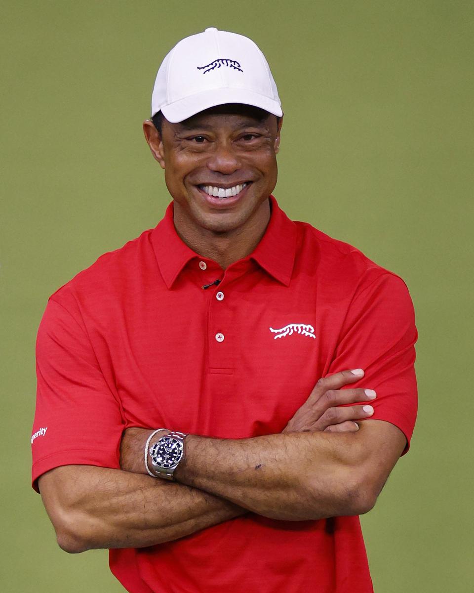 Golfer Tiger Woods.