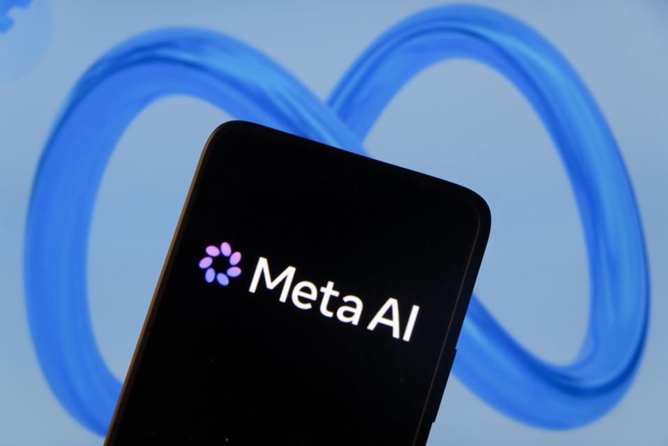 In this photo illustration, the new Meta AI (Muse Spark)