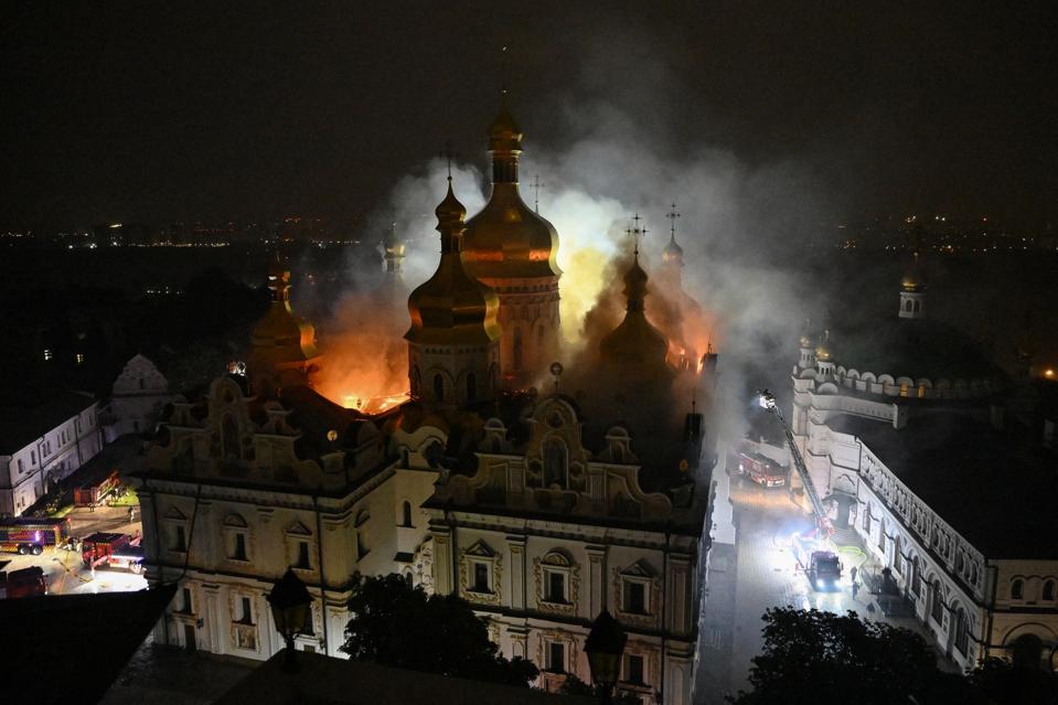 Notre-Dame Burned. Kyiv's Cathedral Was Destroyed.
